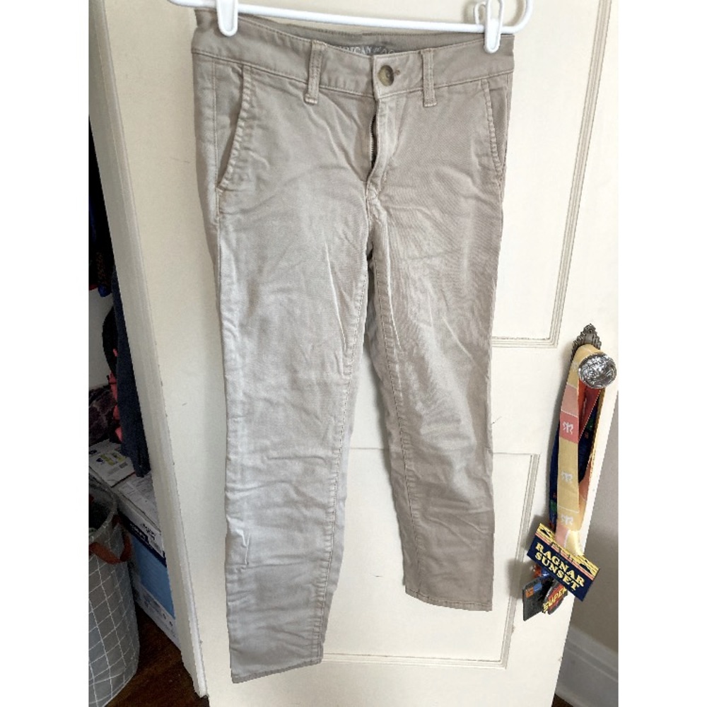 Khaki Skinny Jeans